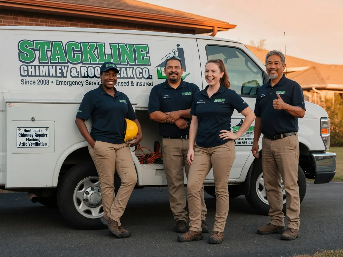 Chimney flashing repair company in Oak Hall, VA